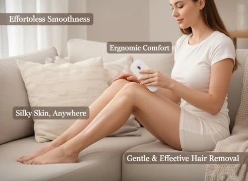 Finishing Touch  Painless Facial Body Hair Remover Trimmer Shaver for Men and Women
