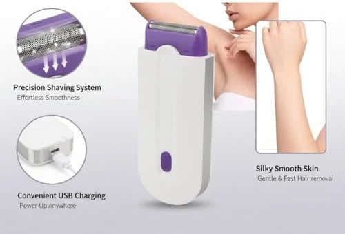 Finishing Touch  Painless Facial Body Hair Remover Trimmer Shaver for Men and Women
