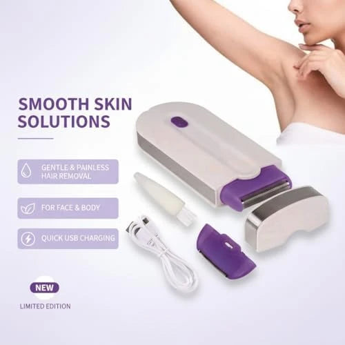 Finishing Touch  Painless Facial Body Hair Remover Trimmer Shaver for Men and Women